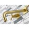 Kingston Brass KS6027BEX Wall Mount Tub Faucet, Brushed Brass KS6027BEX - alternate 5